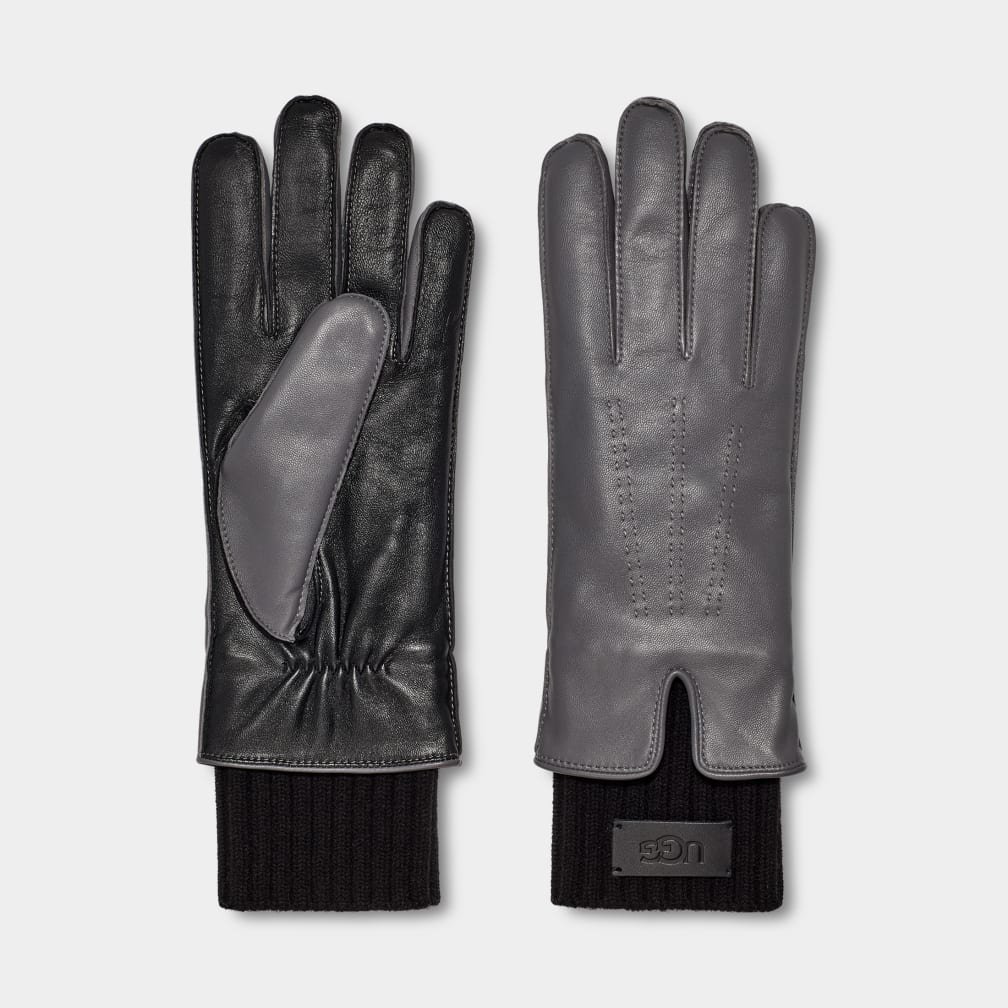Ugg top leather gloves
