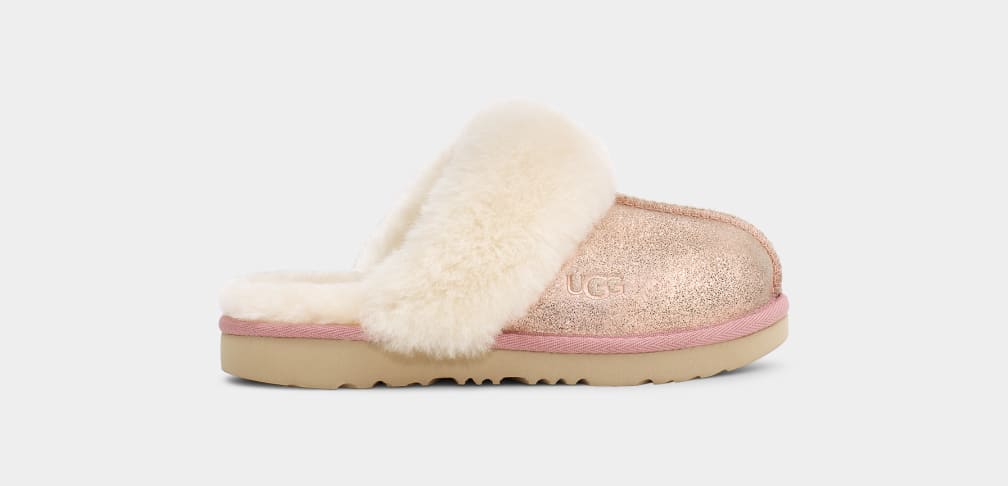 Metallic ugg best sale slippers