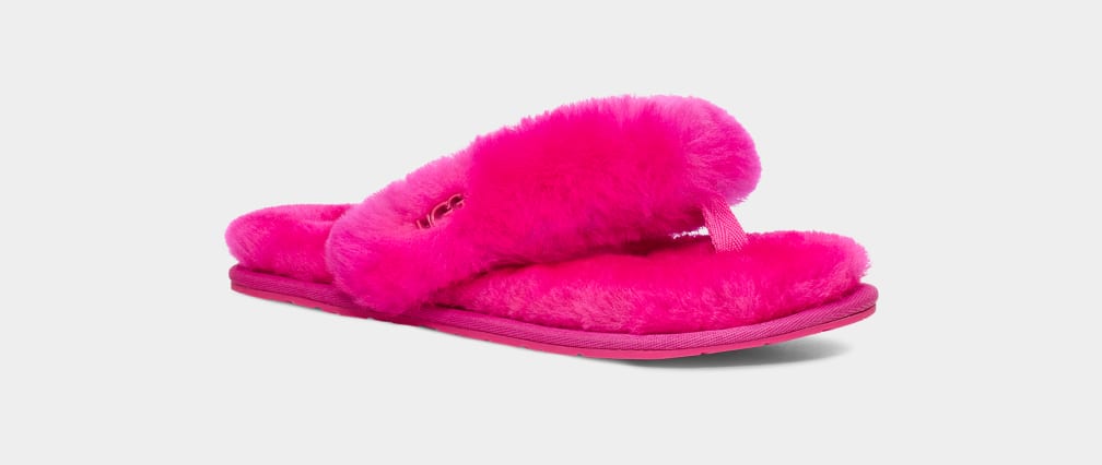 UGG Fluff Flip Flop Logo for Women UGG UK
