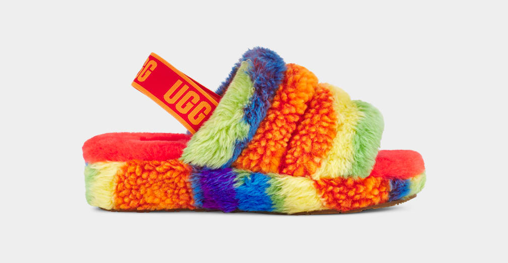 Ugg multicolor best sale slippers