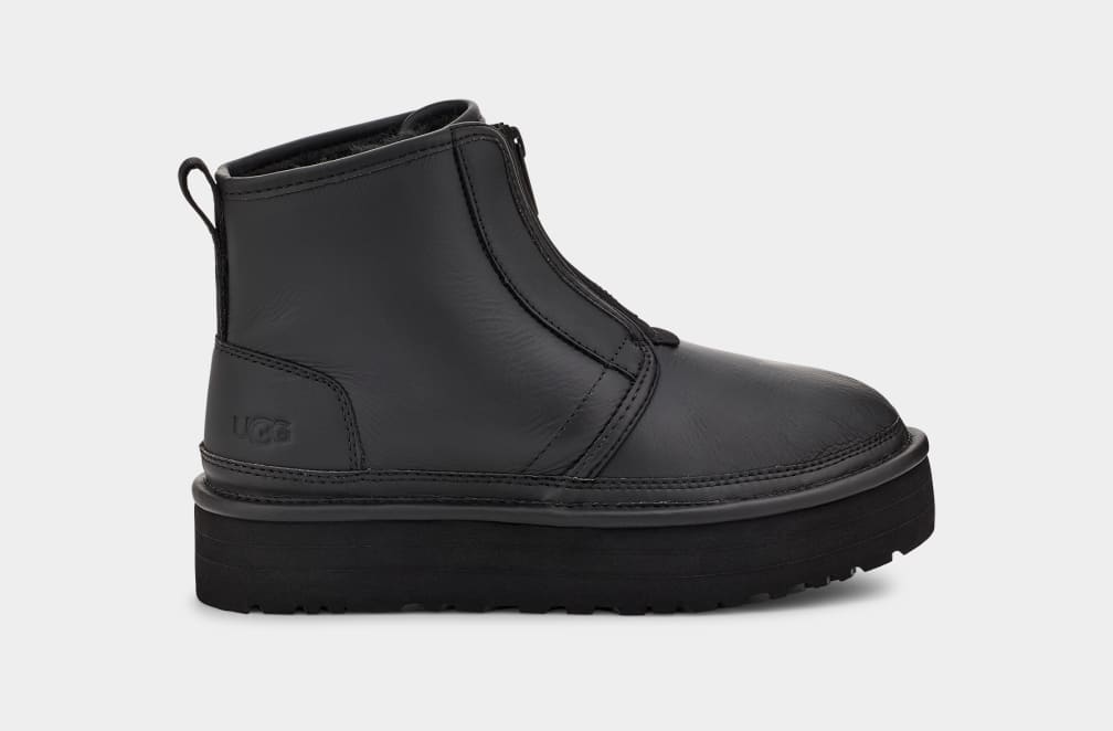 Black uggs with zipper deals