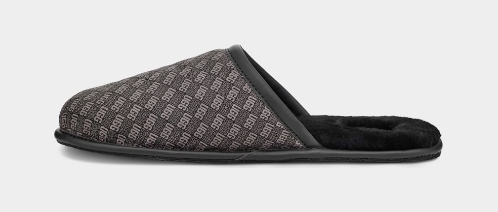 Men's scuff logo ugg slippers deals