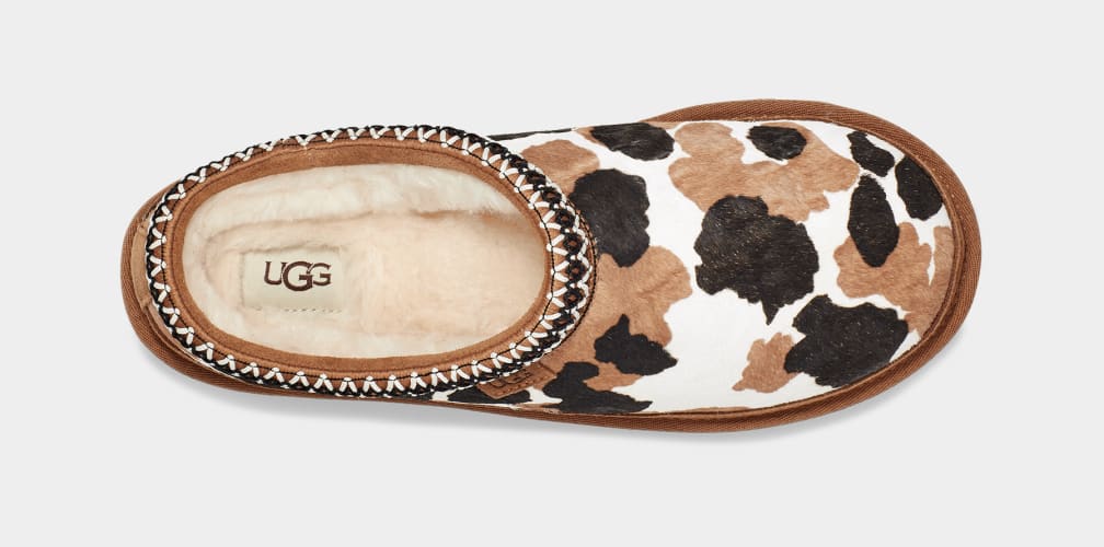 Tasman Cow Print Slipper UGG®