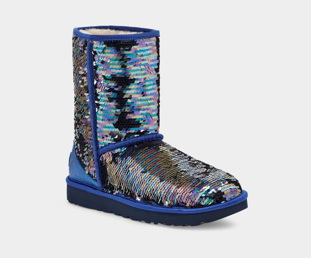 Navy blue sequin best sale ugg boots
