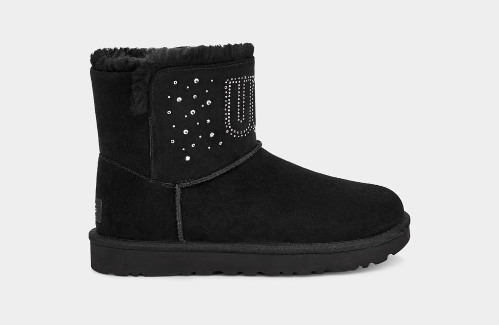 Black uggs with diamonds deals