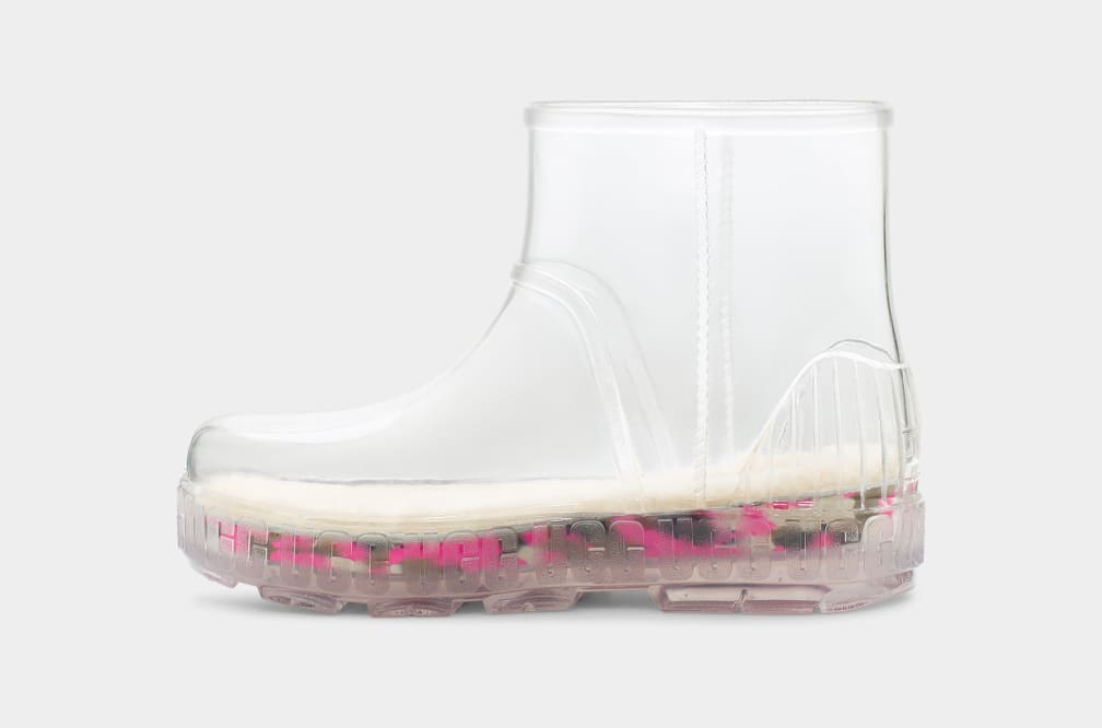 Clear top wellington boots