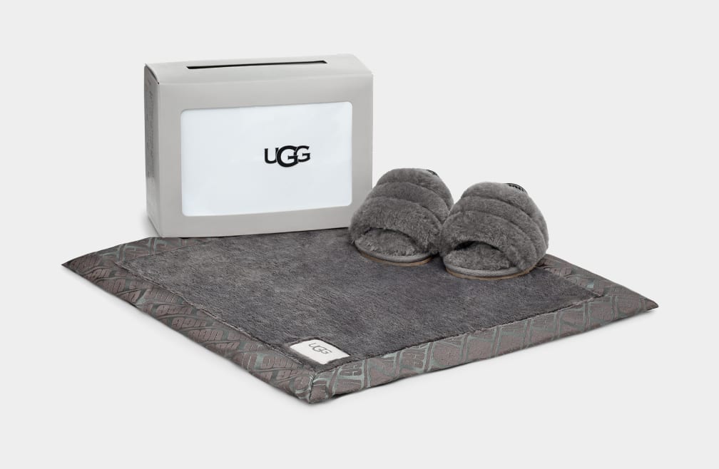 UGG Fluff Yeah Slide and Lovey Blanket for Babies UGG UK
