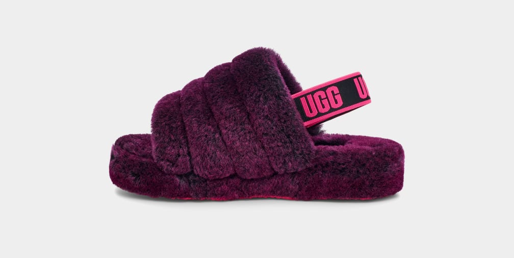 Burgundy on sale ugg slides