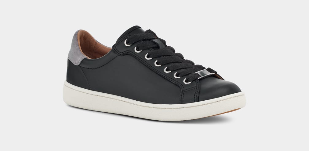 Ugg milo black best sale trainers