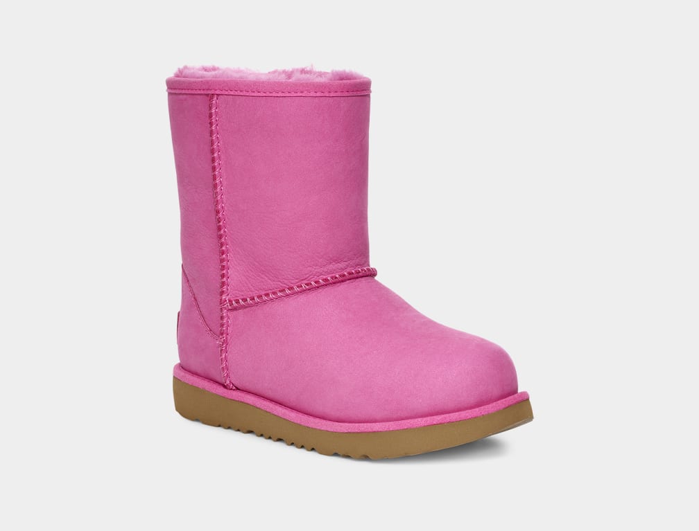 Pink ugg best sale short boots