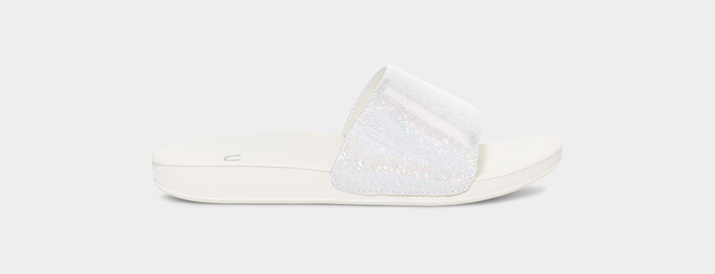 Glitter ugg slides online