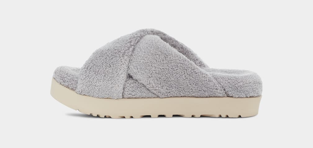 UGG Fuzz Sugar Terry Cross Slide for Women | UGG® UK