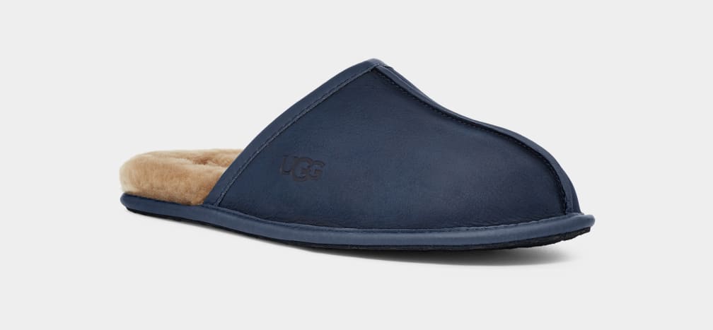 Mens ugg slippers shop navy blue
