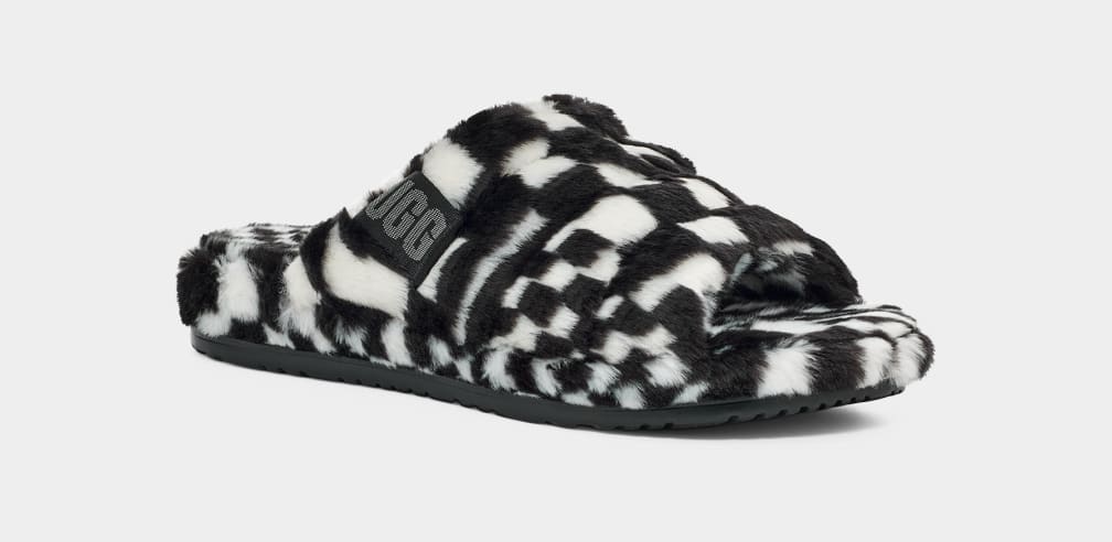Ugg checker slippers sales