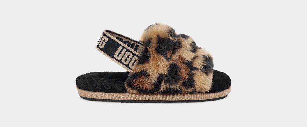 UGG T Fluff Yeah Slide Spotty for Kids UGG UK