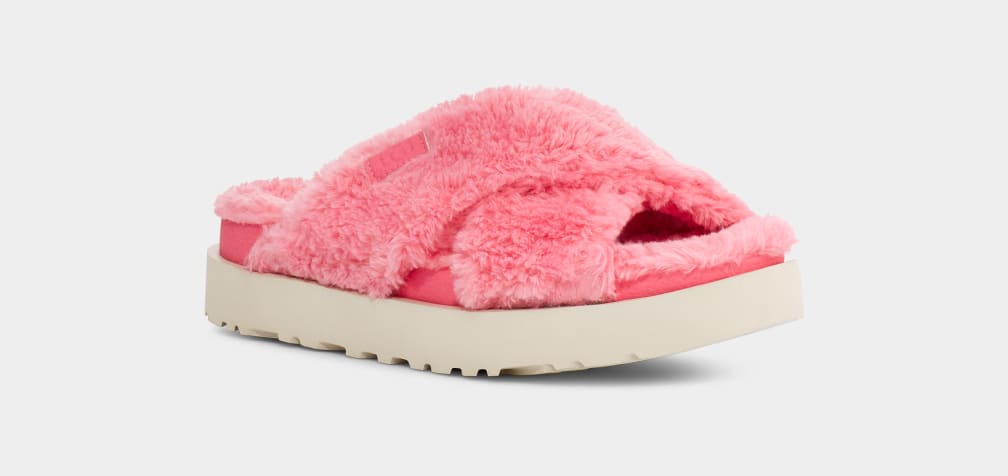 Ugg fuzzy slides 2025