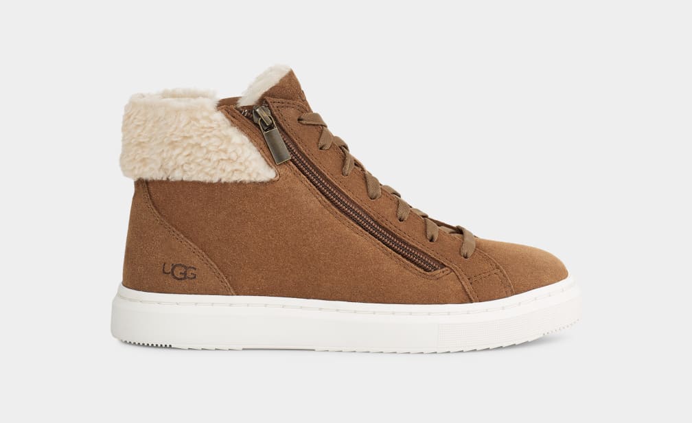 Ugg sneaker with best sale fur