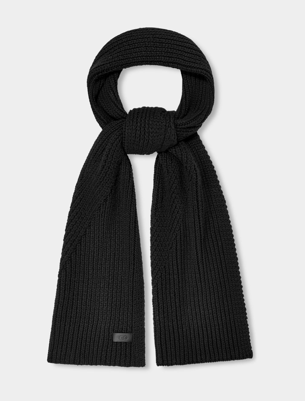 UGG® Knit Diagonal Ribbed Scarf for Men