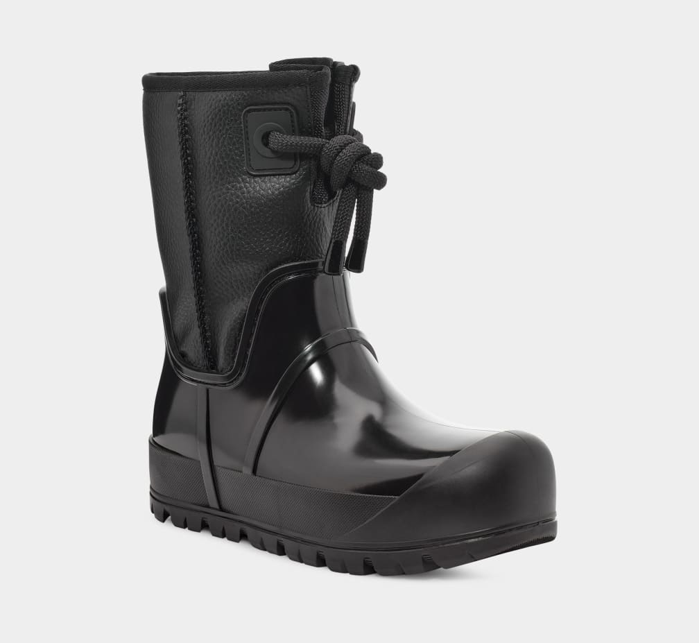 Ugg matte black rain best sale boots