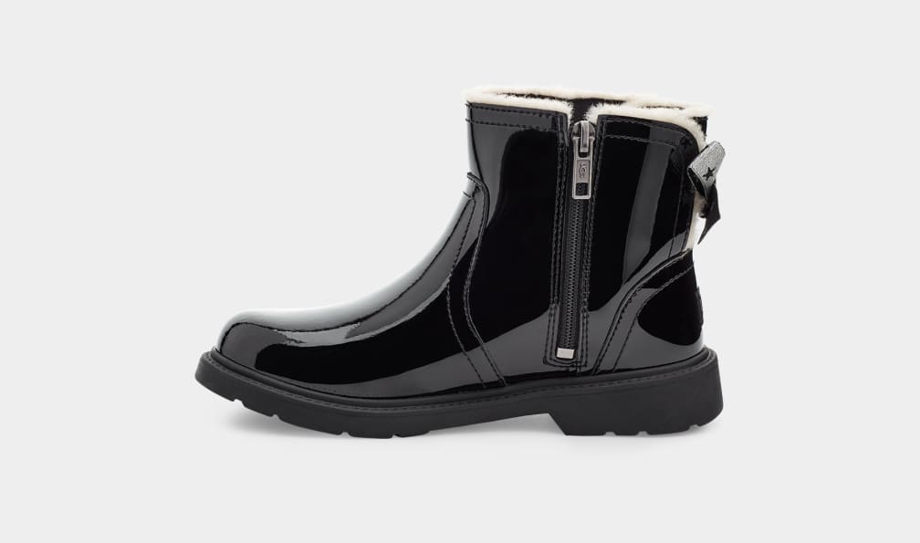 Patent shop leather uggs