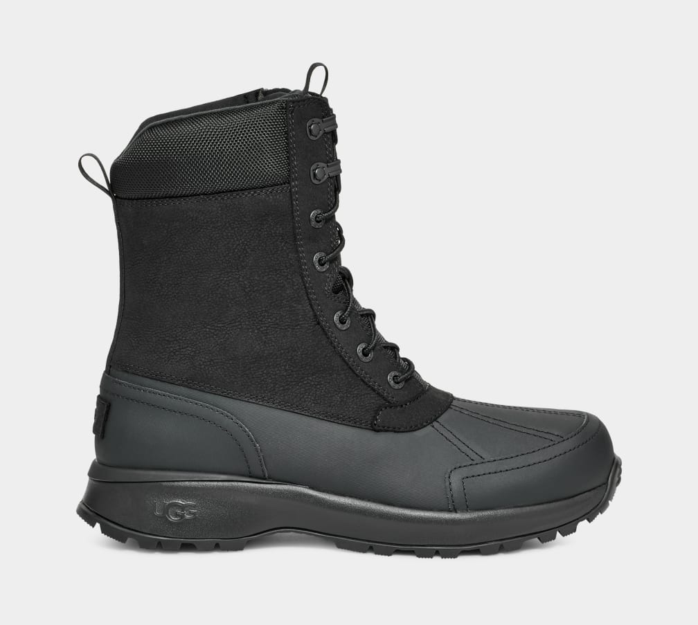 All black best sale duck boots mens