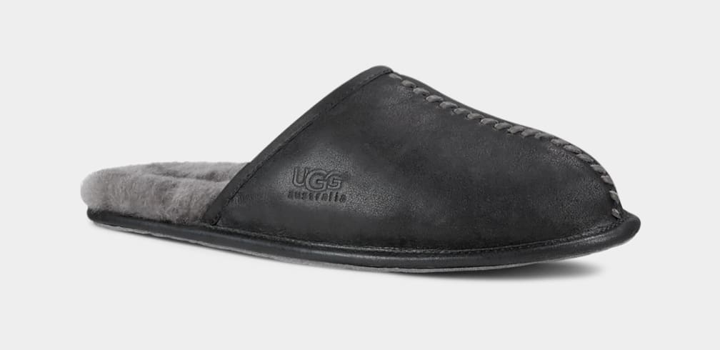 Ugg scuff deals leather