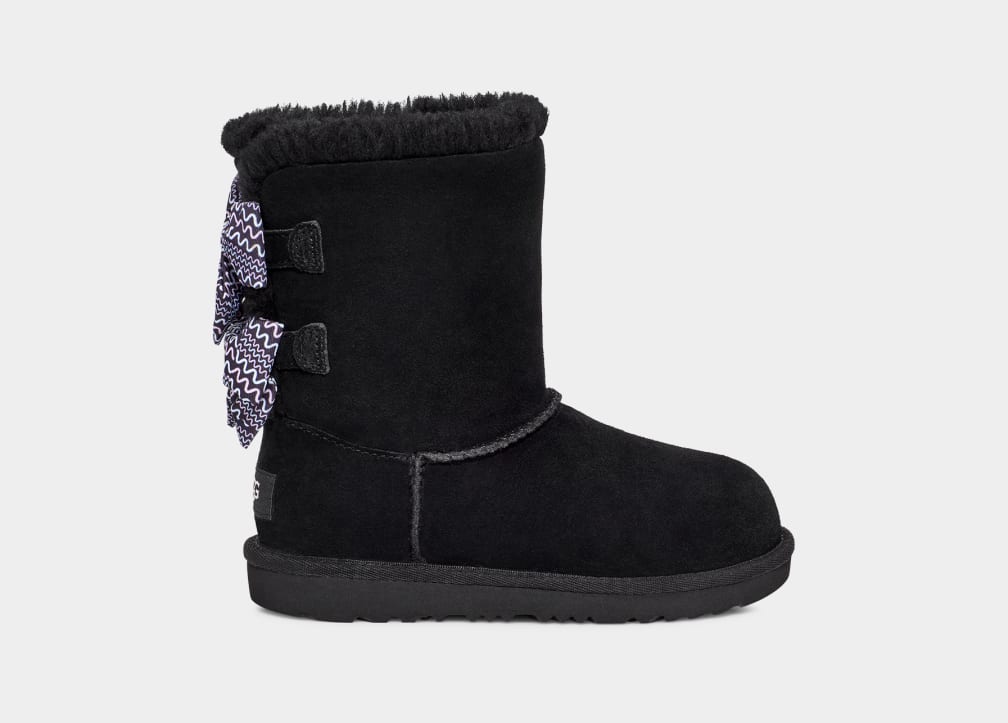 Black ribbon uggs new arrivals