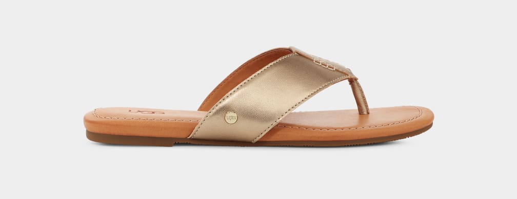 Womens ugg flip flop top slippers