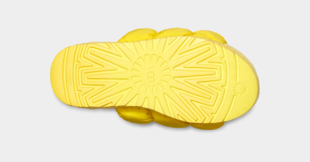 Bright yellow ugg hot sale slippers