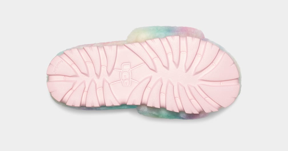 Rainbow ugg discount slides