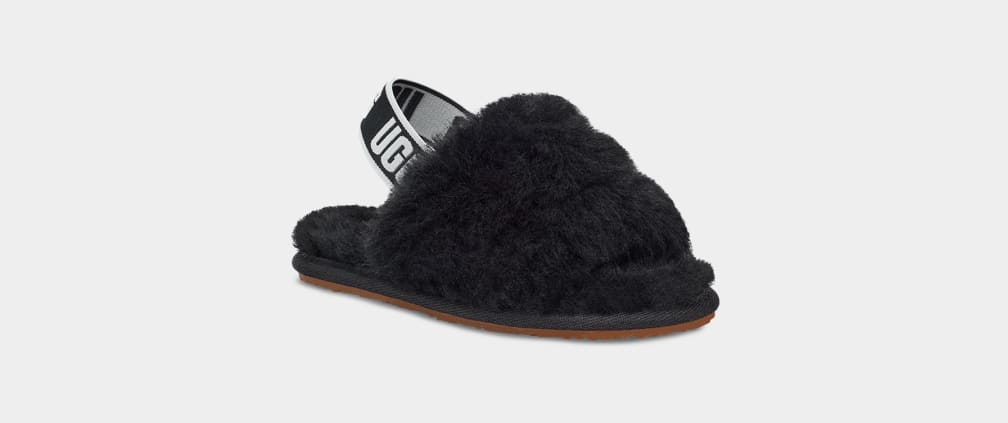 Ugg fluff top yeah logo slide