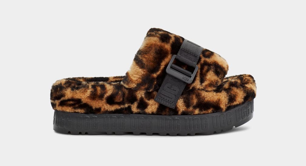 Leopard ugg outlet slides
