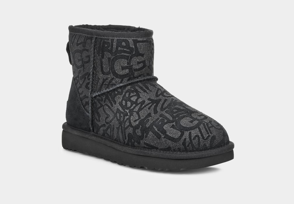 Ugg classic mini sparkle black outlet