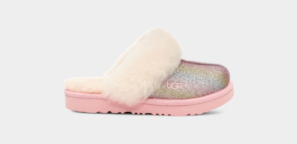 Pink glitter ugg deals slippers