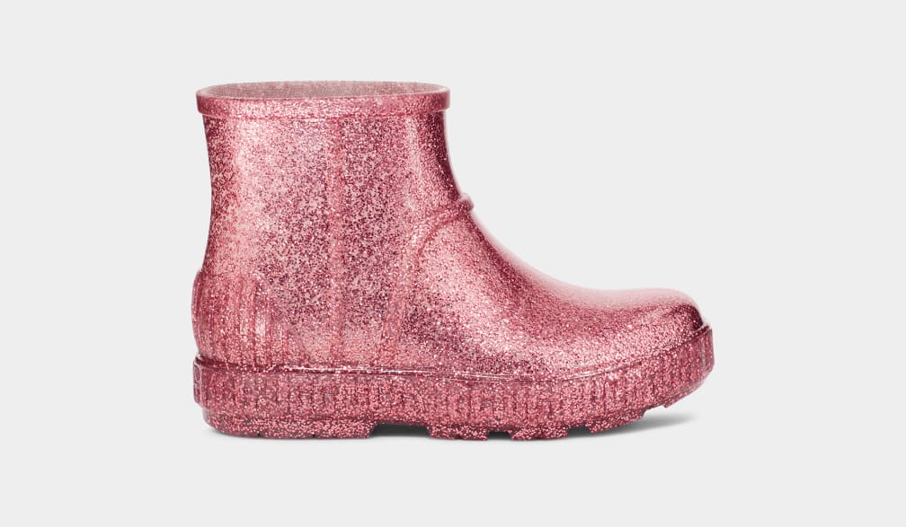 UGG CLASSIC SHORT SEQUIN PINK FASHION SPARKLE WOMEN'S BOOTS SIZE US 7/UK 5  NEW 