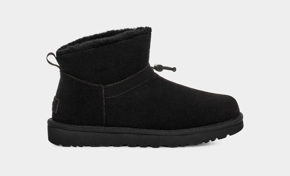 Ugg neri 2025 con fiocco