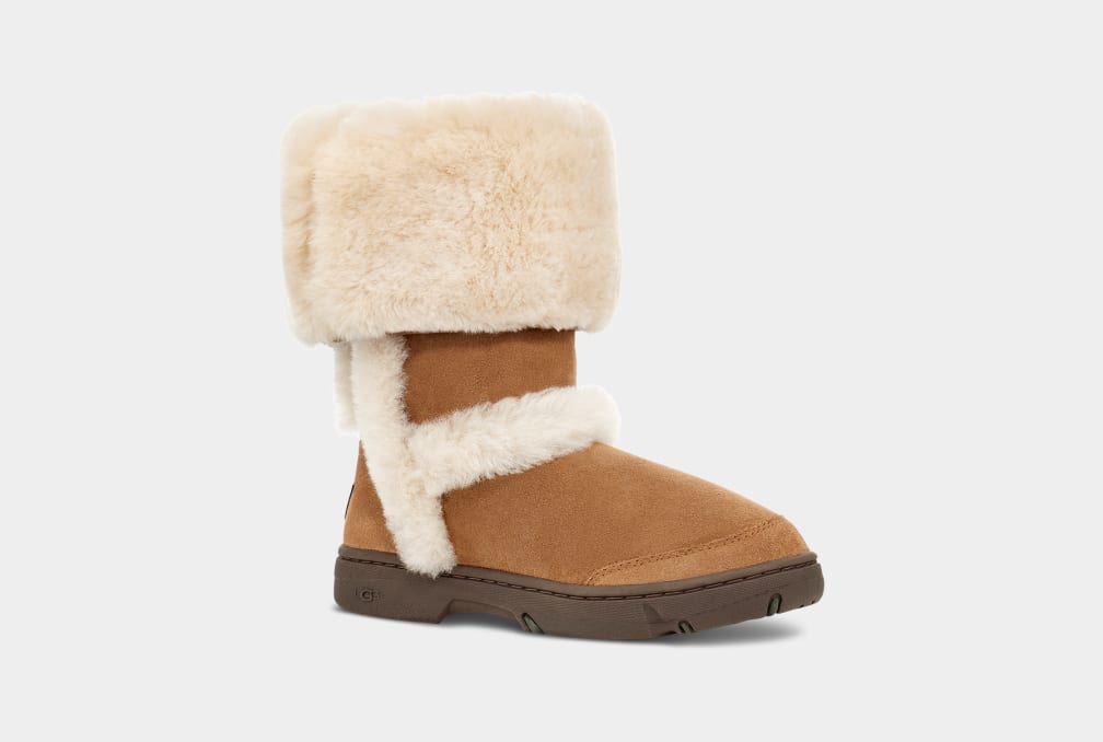 UGG® Sunburst Tall for Women | Tall Exposed Sheepskin Boots at UGG.com