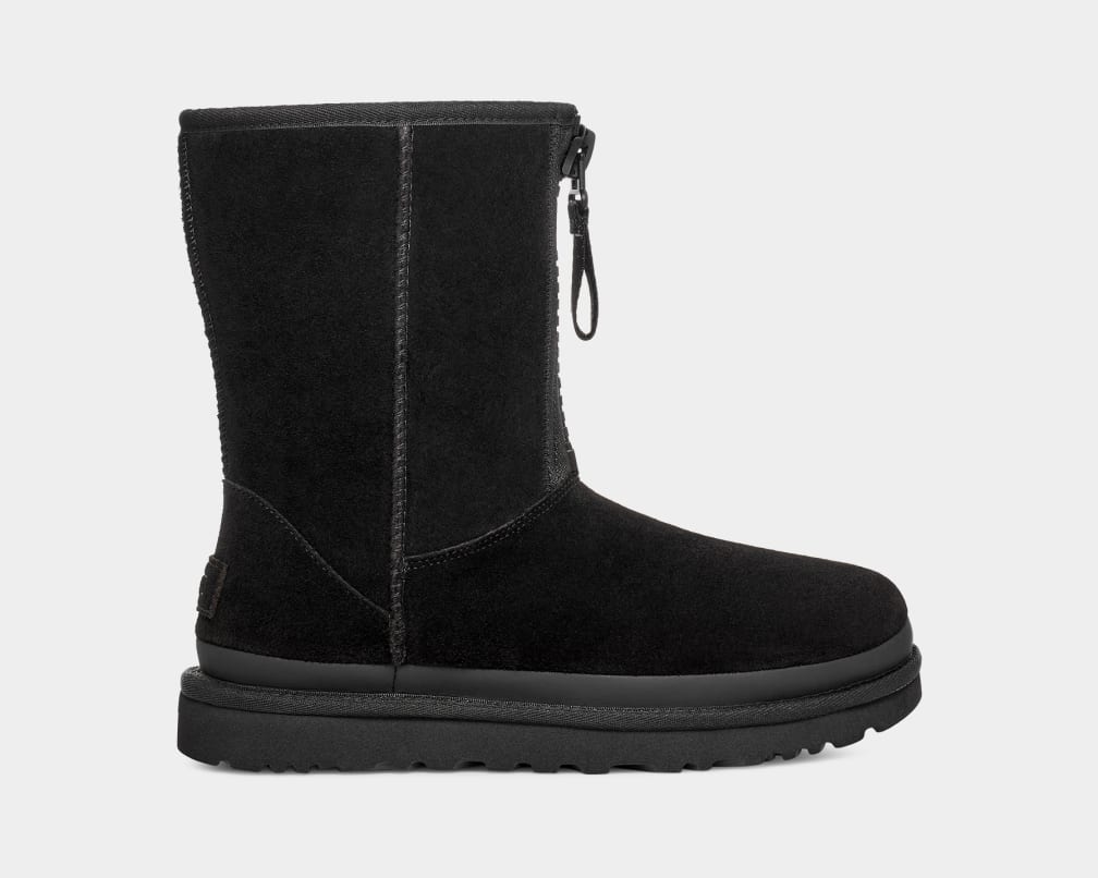 UGG Classic Short Zipper Tape Logo Boot for Women UGG UK