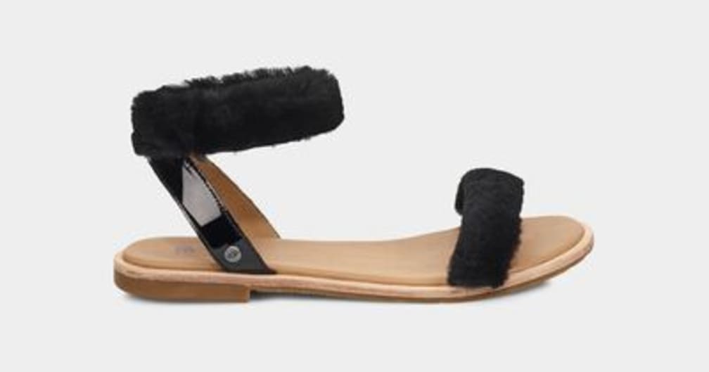 UGG® Women's Maxi Shearling Platform Slide Sandals | Bloomingdale's