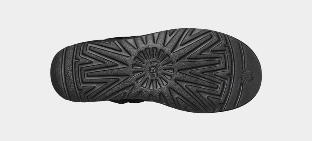 Ugg classic cheap short black leather