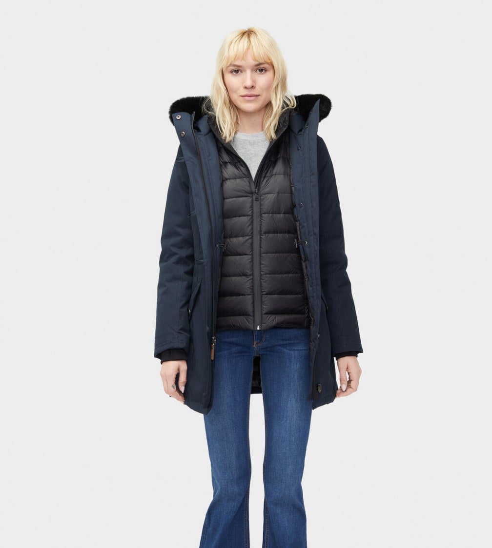Ugg adirondack parka black best sale