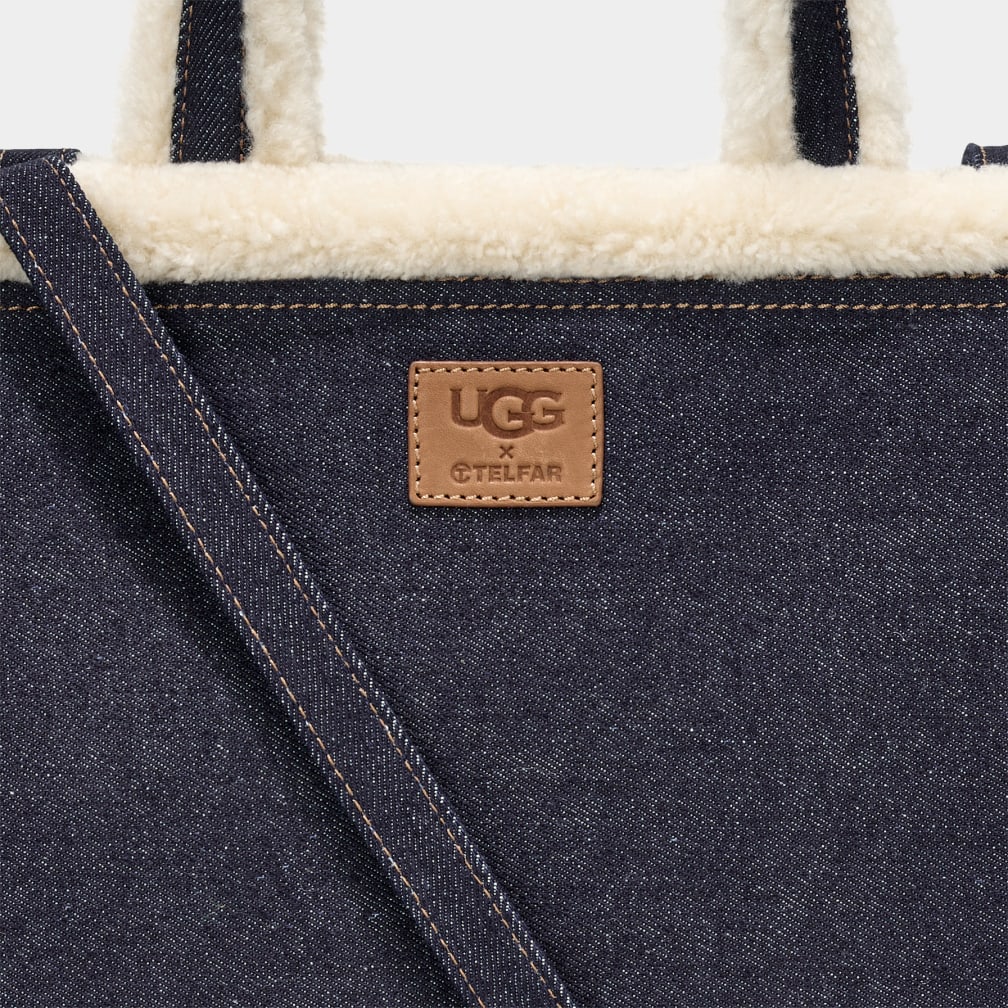 UGG x Telfar Medium Denim Shopper Bag