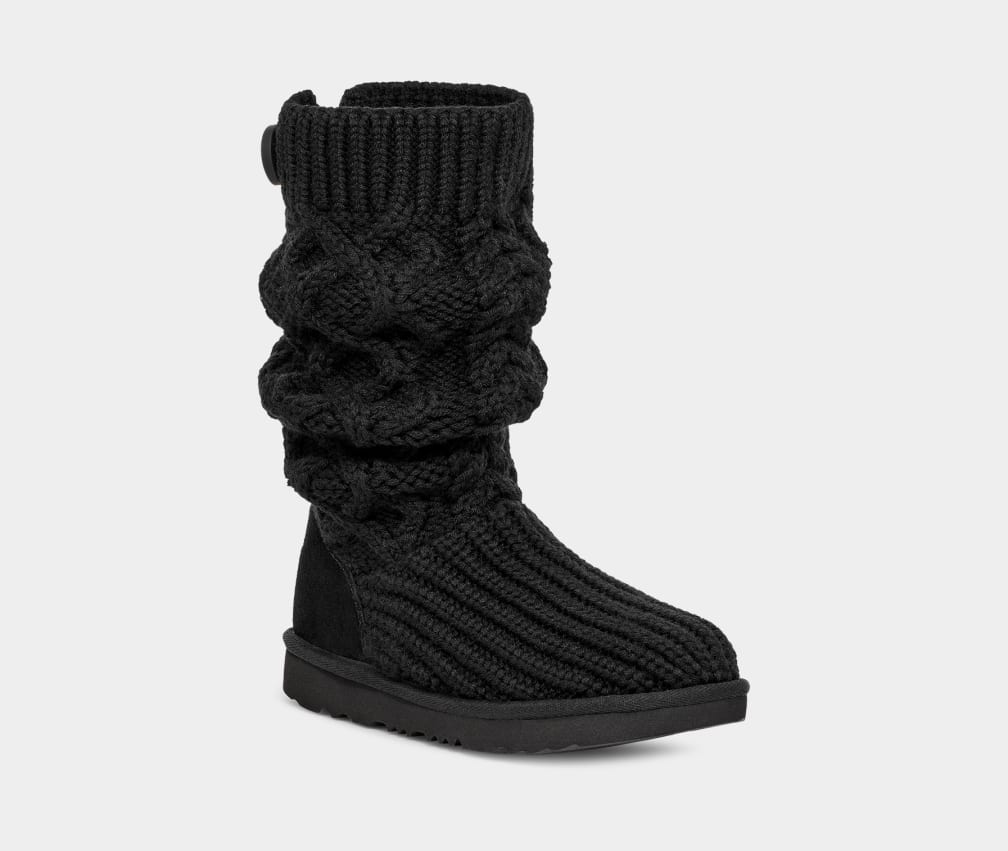 Kids' Classic Cardi Cabled Knit Boot | UGG®