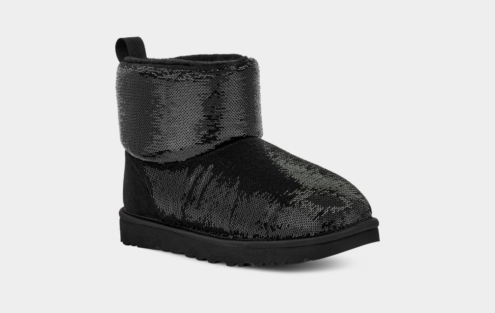 Ugg mini glitzy black best sale