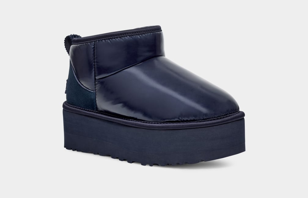 Navy blue ugg boots women's shoes deals