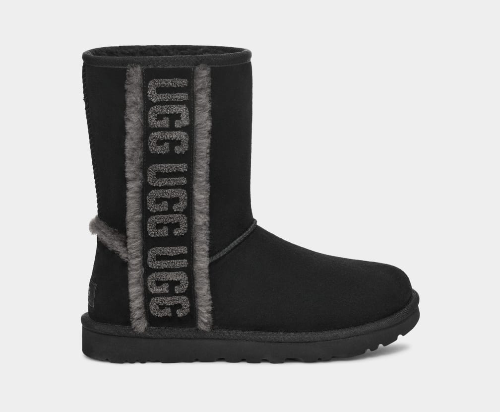 UGG Classic Short Shearling Logo Boot for Women | UGG® UK