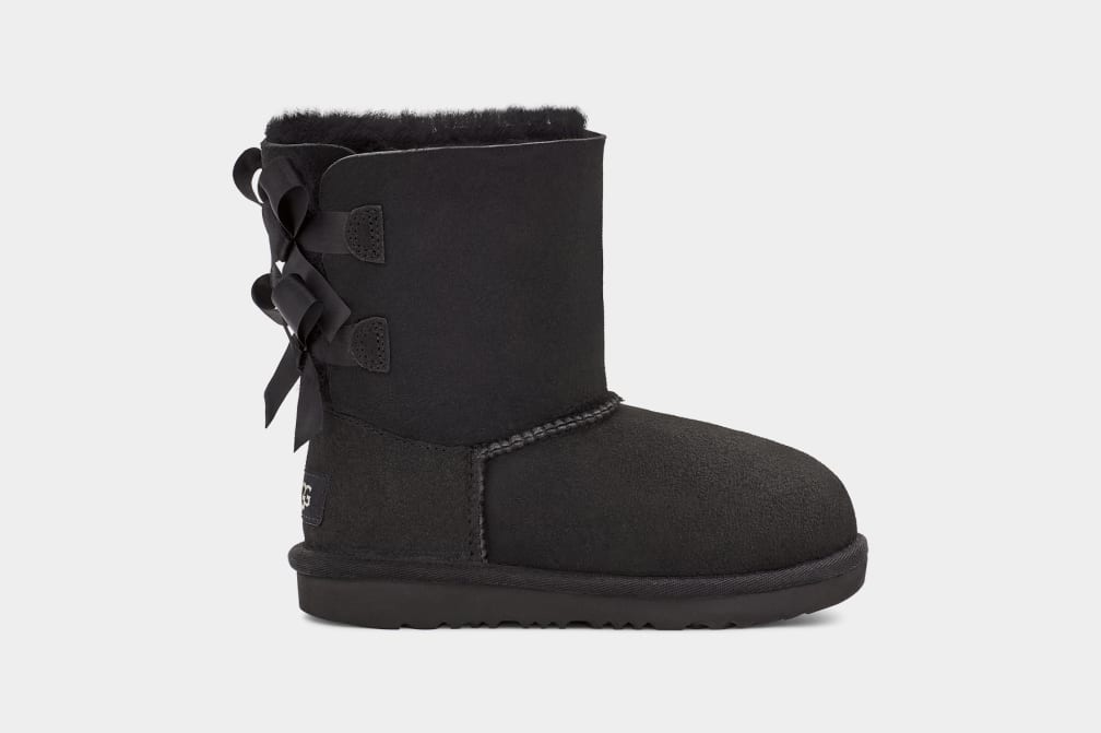 Kids black best sale uggs