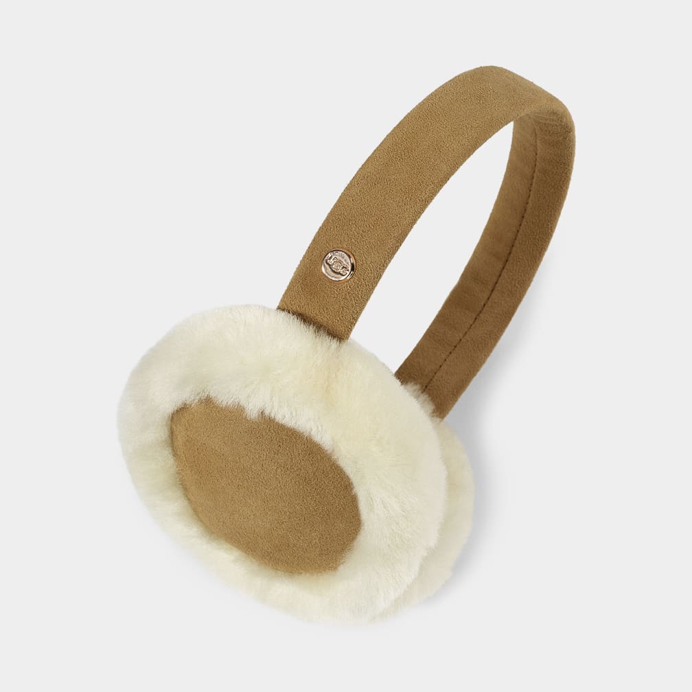 Ugg australia leather top shearling ear muffs