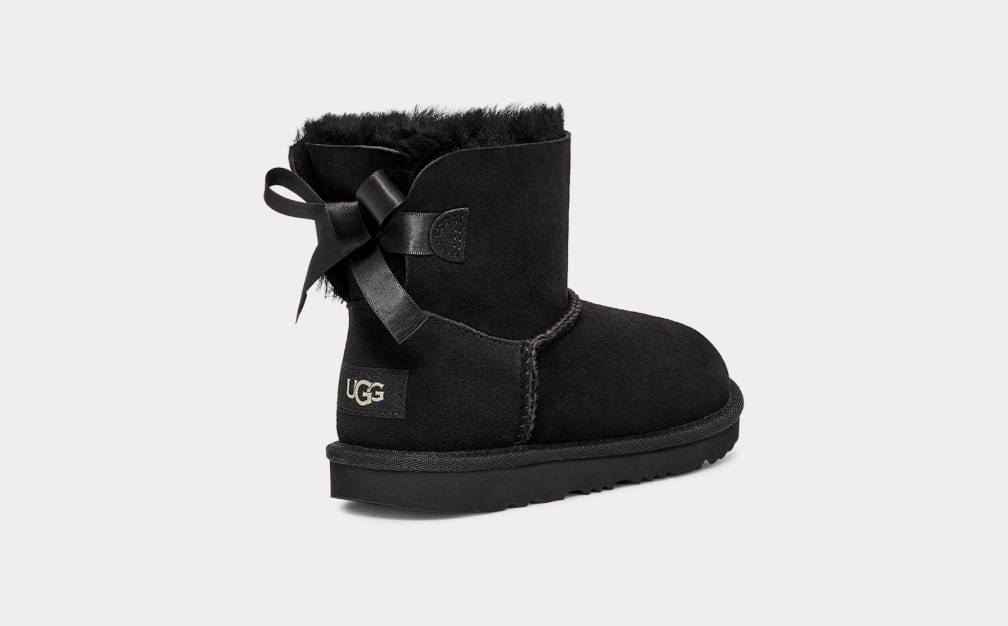 Ugg boots grau mini best sale bailey bow