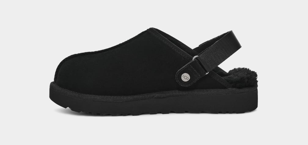 Black ugg deals clogs